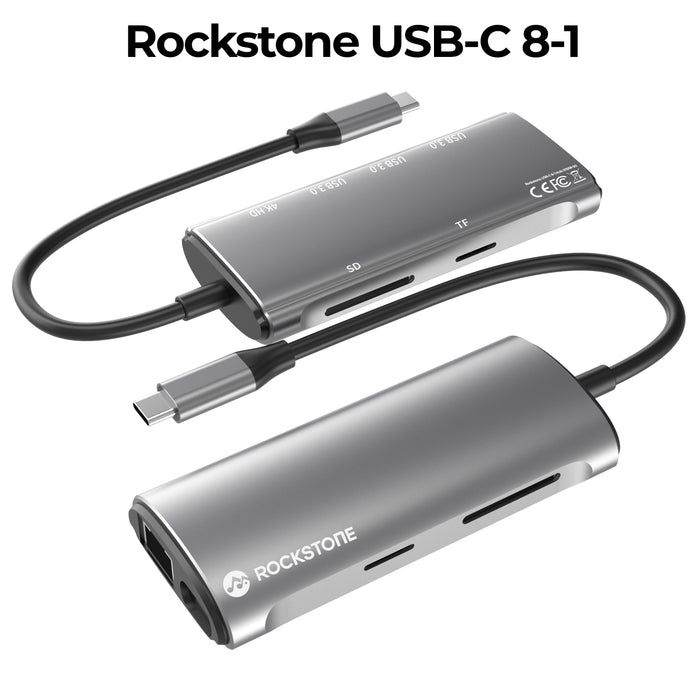 Rockstone USB-C 8-in-1 Hub