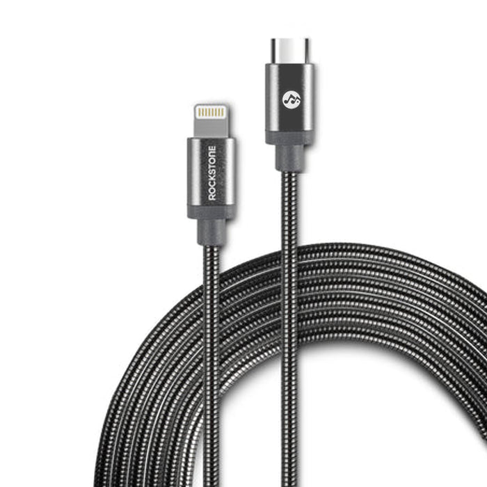 Pet Proof Metal Braided Lightning to Type-C Cable - 2 Meter