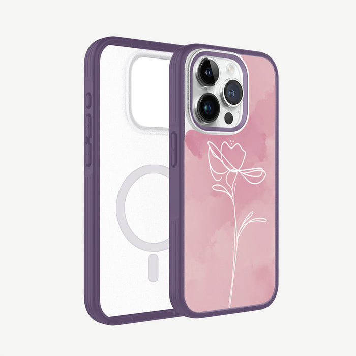 Fremont Grip Frost Design Case - Pink Flower