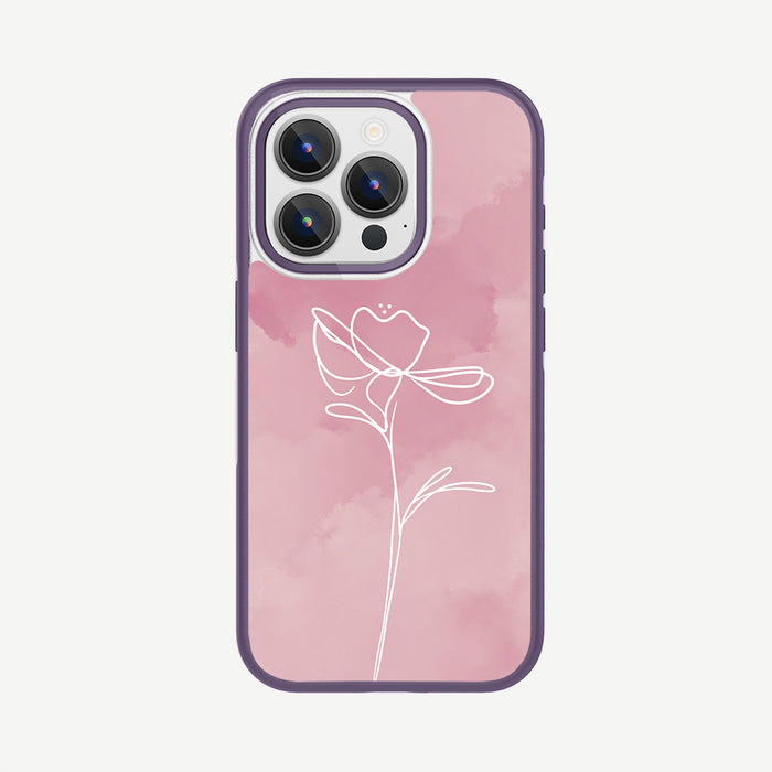 Fremont Grip Frost Design Case - Pink Flower