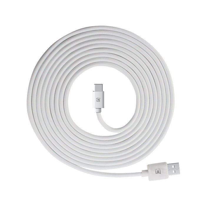 USB Type C to USB 2.0 Cable - 3 Meter - White