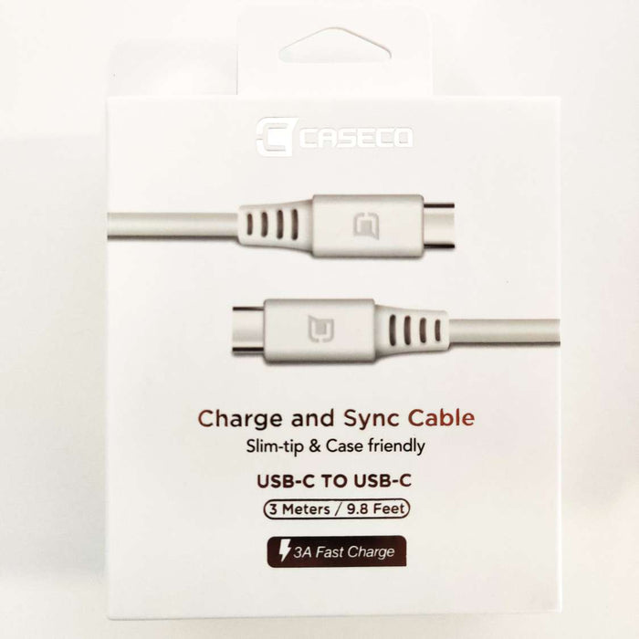 USB C to USB C Cable - 3 Meter - White