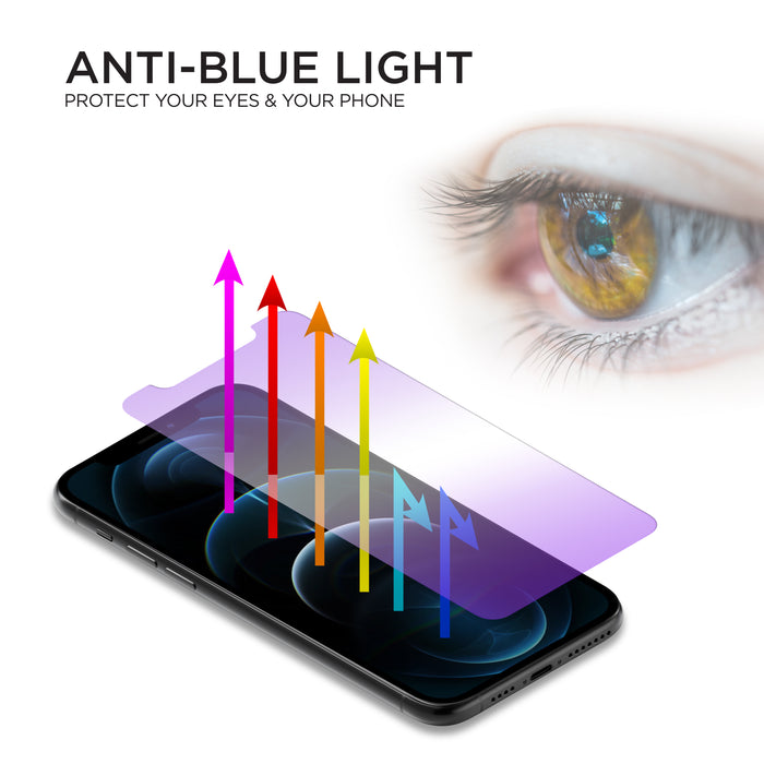 Anti-Blue Light Tempered Glass - iPhone 12 Pro Max
