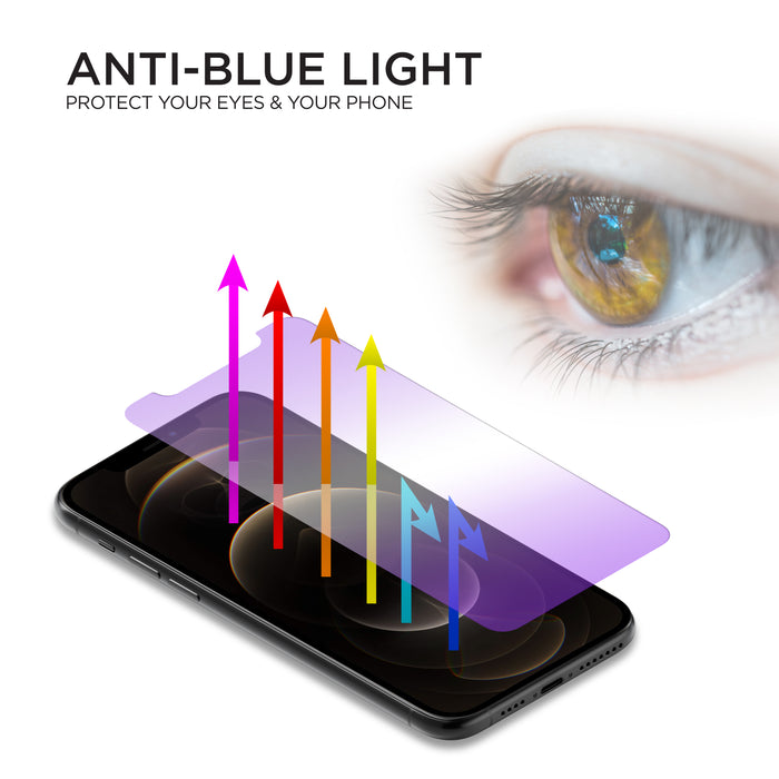 Anti-Blue Light Tempered Glass - iPhone 12 / 12 Pro