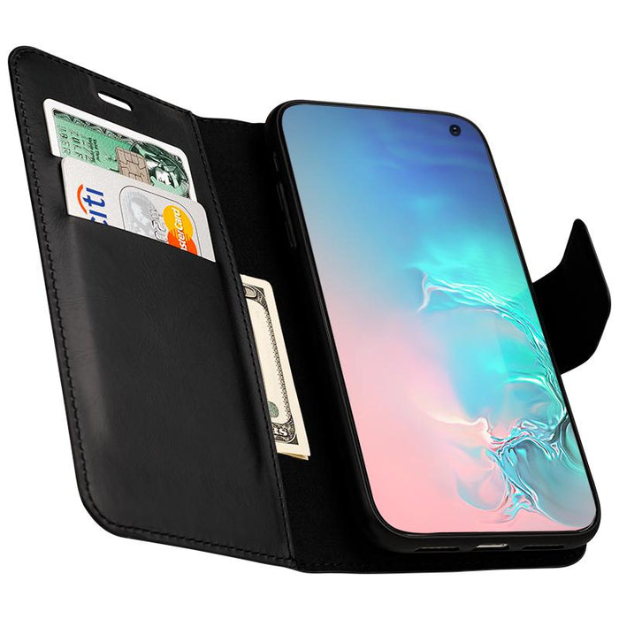 Bond St. Wallet Folio Case - Samsung Galaxy S10 - Black (BULK ONLY)