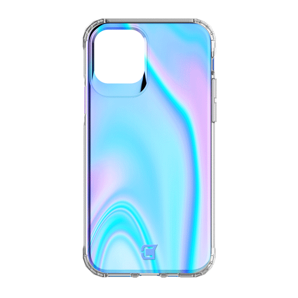 Flare Swirled Iridescent Clear Tough Case - iPhone 11 (BULK PACKAGING)