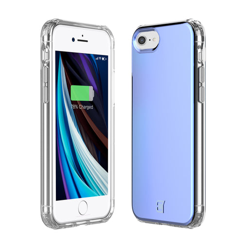 Flare Swirled Iridescent Clear Tough Case - iPhone SE (2nd Gen)