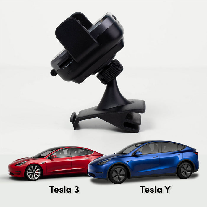 Tesla Model 3 / Y Wireless Car Charger Mount - Mini Grip Cradle