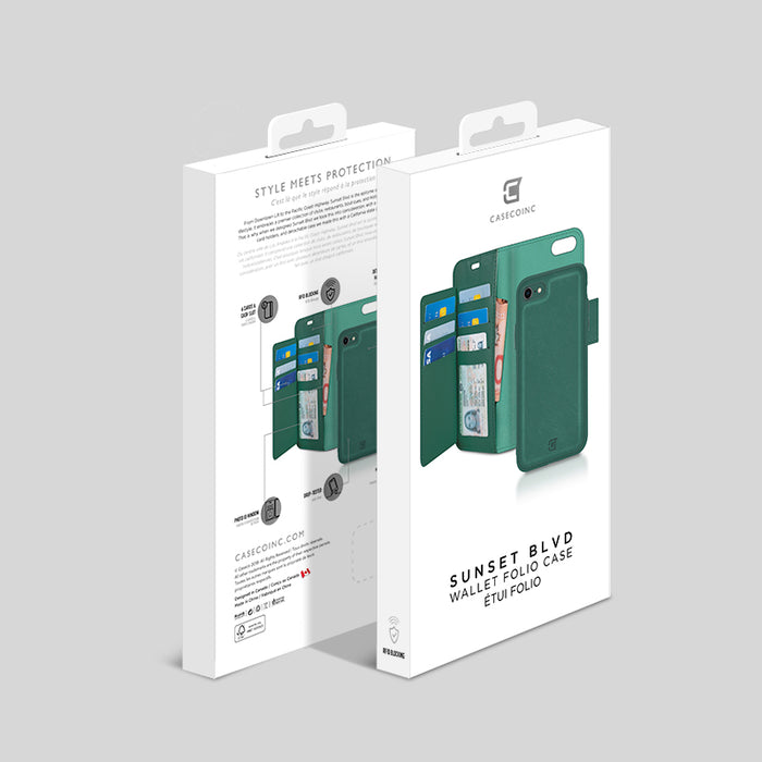 Sunset Blvd 2-in-1 RFID Blocking Folio Case - iPhone ( SE 2020 / SE 2022 / 7 / 8)