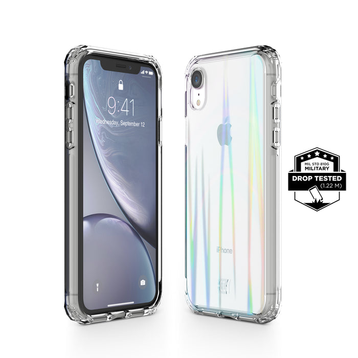 Prisma Swirled Iridescent Clear Tough Case - iPhone XS / X (BULK ONLY)