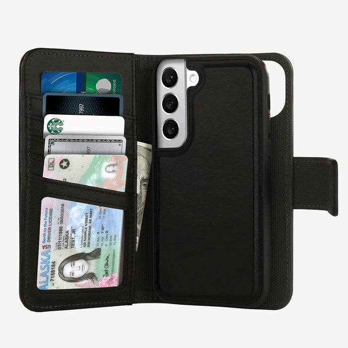 5th Ave Wallet Folio Case (5 Card Slot) - Samsung A14