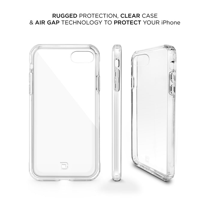 iPhone ( SE 2020 / SE 2022 / 7 / 8) Antimicrobial Clear Protective Case