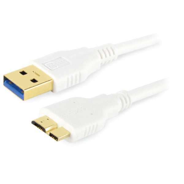 10 feet Micro USB 3.0 Cable - White
