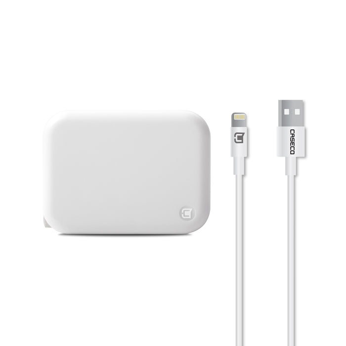 Pulse - 2.4 Amp Wall Charger w/ Slim Tip Lightning Cable