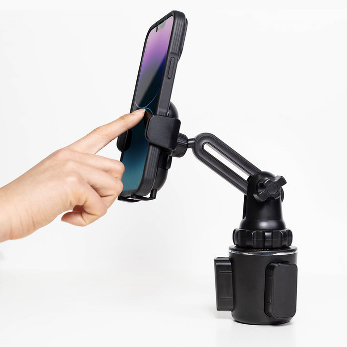 Universal Cup Holder Phone Mount - Grip Cradle